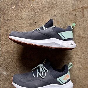 The North Face navy and Mint Shoes